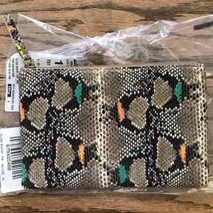 Madewell leather clutch/wallet